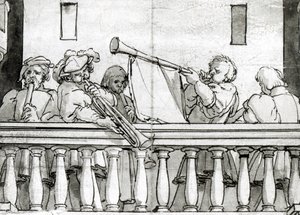 Músicos de Enrique VIII de Hans Holbein the Elder