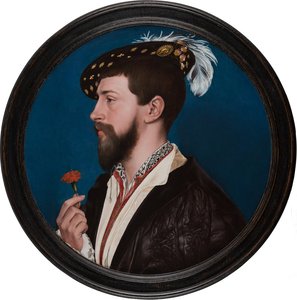 Retrato de Simon George de Cornualles , c.1535-40 (técnica mixta sobre madera de roble) de Hans Holbein the Elder