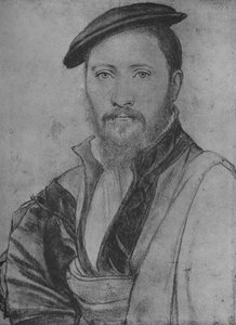 Un caballero: Desconocido, 1535 1945 de Hans Holbein der Jüngere