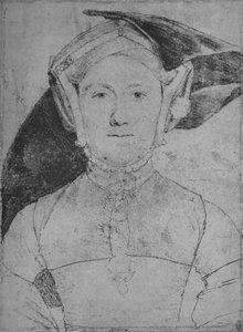Una dama: Desconocida, c. 1532-1543, 1945 de Hans Holbein der Jüngere