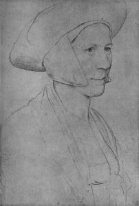 Una mujer: Desconocida, 1526-1528 1945 de Hans Holbein der Jüngere
