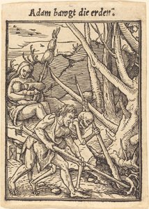 Adam bawgt die erden de Hans Holbein der Jüngere