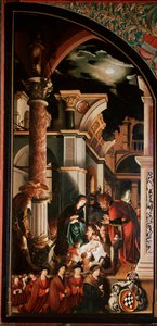 Retablo de Oberried: La Adoración de los Pastores de Hans Holbein der Jüngere