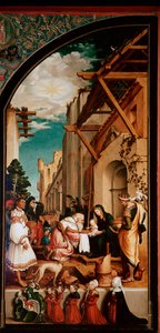 Retablo de Oberried: “La Adoración de los Magos” de Hans Holbein el Joven (1497/8-1543) de Hans Holbein der Jüngere