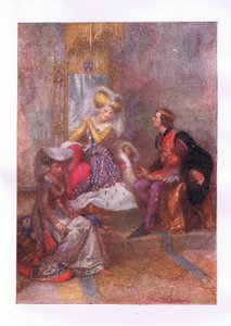 ¿Y qué dices entonces a mi amor? (Rey Enrique V), de Las Obras Completas de Shakespeare publicadas por George Harrap & Co Ltd, 1920s de Hans Holbein der Jüngere