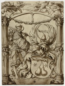 Diseño de armas heráldicas suizas de Hans Holbein the Younger