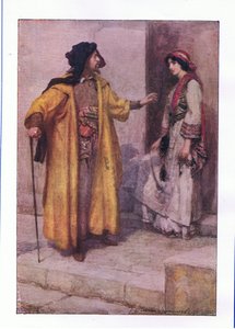 Escúchame, Jessica: cierra mis puertas (El Mercader de Venecia), de Las Obras Completas de Shakespeare publicadas por George Harrap & Co Ltd, 1920s de Hans Holbein der Jüngere
