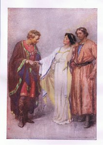 ¿Cómo dices? ¿Mi prisionero o mi invitado? (Cuento de Invierno), de Las Obras Completas de Shakespeare publicadas por George Harrap & Co Ltd, 1920s de Hans Holbein der Jüngere