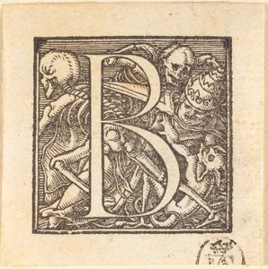 Letra B de Hans Holbein der Jüngere