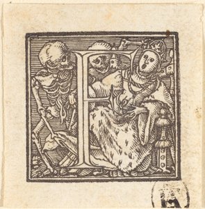 Letra F de Hans Holbein der Jüngere