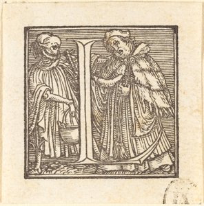 Letra L de Hans Holbein der Jüngere