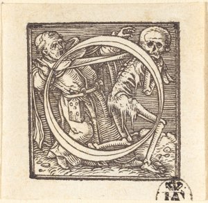 Letra O de Hans Holbein der Jüngere