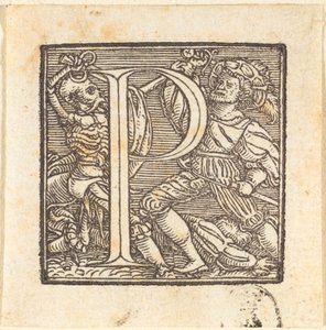 Letra P de Hans Holbein der Jüngere