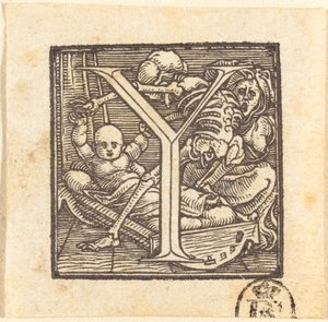 Letra Y de Hans Holbein der Jüngere