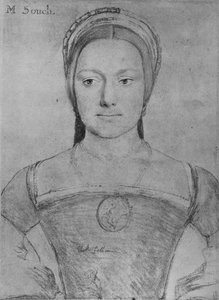 Mary Zouch, c1532-1543 de Hans Holbein der Jüngere