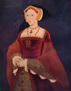 Retrato de Jane Seymour por Holbein, 1536, 1936