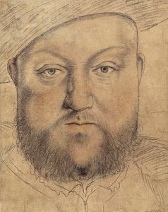 Retrato del rey Enrique VIII de Inglaterra (ca. 1540) de Hans Holbein der Jüngere