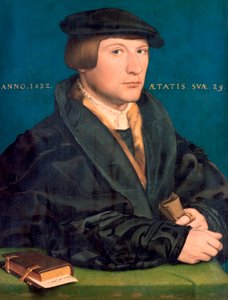 Retrato de un miembro de la familia Wedigh, 1532 de Hans Holbein der Jüngere