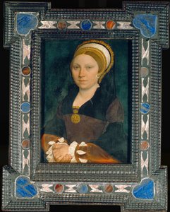 Retrato de una dama inglesa, después de 1540 (pintura sobre madera de roble)