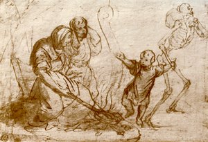 Estudio para el niño en la Danza de la Muerte, 1913