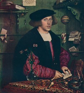 El Comerciante Georg Gisze, 1532 de Hans Holbein der Jüngere