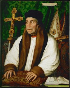 William Warham, Arzobispo de Canterbury ... de Hans Holbein the Younger