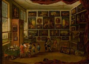 La Kunstkammer, primera mitad del siglo XVII de Hans III Jordaens