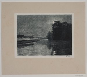 Paisaje. Luz de luna de Hans Julius Fæster