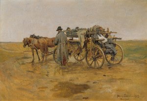 transporte herido de Hans Larwin