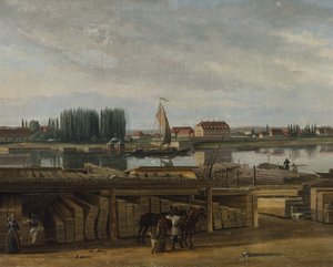 Del área de Dresden, c.1829-30 (óleo sobre lienzo) de Hans Leganger Reusch