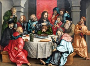 La última cena de Hans Leonhard Schäufelein