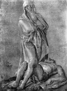 La Virgen y el Cristo Muerto, 1913 de Hans Leu The Younger