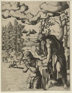 Bautismo de Cristo
La vida de Juan el Bautista (título de la serie) de Hans Liefrinck (I) (attributed to)