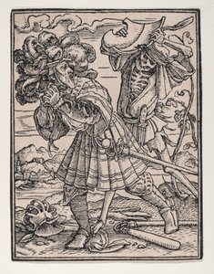 El Conde, de La danza de la muerte, ca. 1526, publicado 1538 de Hans Lützelburger