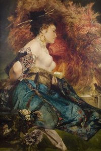 Una mujer japonesa, c. 1870
