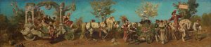 Proyecto para el desfile festivo de 1879 - La horticultura de Hans Makart