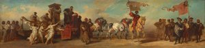 Proyecto para el desfile festivo de 1879 - Los impresores, libreros y marchantes de arte de Hans Makart