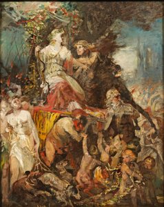 Hans Makart Procesión triunfal de Diana con Baco de Hans Makart