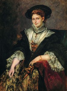 Retrato de Bertha von Piloty de Hans Makart