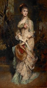 Retrato de Hanna Klinkosch (1849-1925), de 1890 Princesa de Liechtenstein por matrimonio