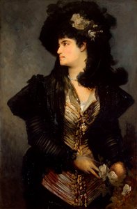 Retrato de una mujer de Hans Makart