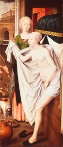 Betsabé en su baño de Hans Memling