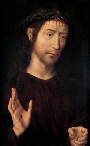 Cristo Bendiciendo de Hans Memling