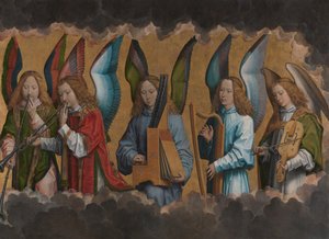 Ángeles de la música de Hans Memling