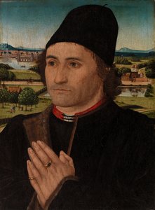retrato de un hombre de Hans Memling