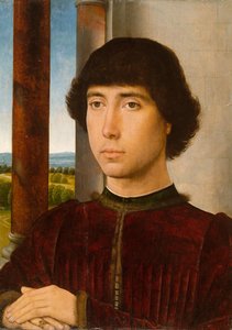 Retrato de un joven de Hans Memling