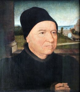 Retrato de un anciano de Hans Memling
