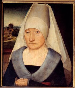 Retrato de una anciana de Hans Memling
