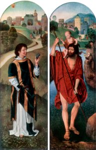 San Esteban y San Cristóbal, 1927 de Hans Memling