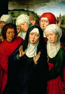 Las Santas Mujeres, panel derecho del Díptico de la Deposición, c.1492-94 de Hans Memling
